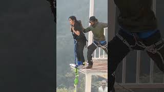 zipline bungee adventure bungeejump bungeejumping travel water cokestudiobharat [upl. by Quentin]