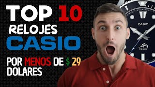 quot10 Relojes Casio por Menos de 29 dólares ⏰ ¡Estilo y Calidad al Mejor Precioquot [upl. by Ahsinat443]