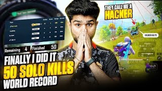 50 KILLS CHALLENGE IN SOLO VS SQUAD LoLzZzGaming lolzzzplays [upl. by Enileme553]