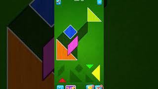 Tangram puzzle level youtubeshorts games puzzlegamer feedshorts gameplay [upl. by Airal]