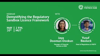 MAFH Webinar Demystifying the Regulatory Sandbox Licence Framework [upl. by Portwine829]