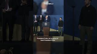 Joe Biden mistakenly calls Zelenskyy ‘Putin’ at NATO ceremony [upl. by Llirred]