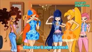 Winx Club  Party time Italiano Lyrics [upl. by Nerw]