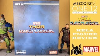 Mezco Toyz One12 Collective Marvel Thor Ragnarok HELA Figure Review [upl. by Cook]