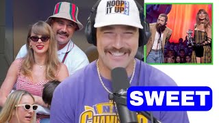 Taylor Swift fans are certain they can hear Travis laughing in the background of a Fortnite video [upl. by Bowen947]