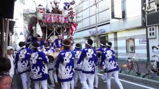 だんじり祭り 2012 ＜尼崎貴布祢神社＞ [upl. by Ahsekal]