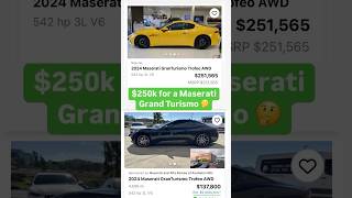 Buy a used Maserati Grand Turismo and save 114k 🤯 maserati ghibli ferrari inflation ytshort [upl. by Jaenicke610]