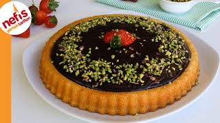 Çikolata Soslu Tart Kek Tarifi  Nasıl Yapılır [upl. by Novah776]