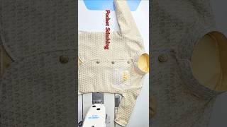 Jodhpuri Coat Pocket Stitching sewingtipsandtricks sweinghacks sewingtutorial stitchingbyrangrez [upl. by Aicarg]