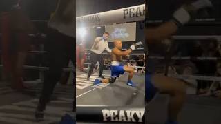 LUKE DYSON PUTS TOMMY HENCH AWAY INSIDE 30 SECONDS  LUKE DYSON VS TOMMY HENCH BIG KO [upl. by Enileqcaj]