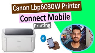 Canon Lbp6030W Printer Mobile Printing l Canon Lbp6030W Wifi SetupWireless Setup To Mobile [upl. by Yusuk]