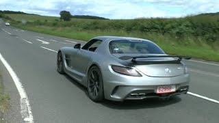 RARE MercedesBenz SLS AMG Black Series  FAST ACCELERATION [upl. by Barthel]