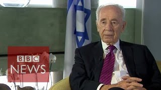 Gaza Crisis Hamas are against peace says Shimon Peres  BBC News [upl. by Bevash]