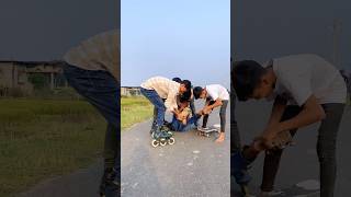 Shocking and Heartwarming Skating Moments Caught on Camera 🎥👍 skating shorts inlineskating [upl. by Ddahc234]