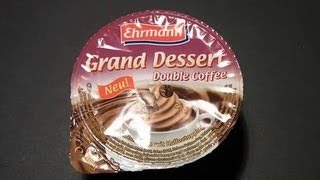 Ehrmann Grand Dessert  Double Coffee  コーヒー [upl. by Leeban868]