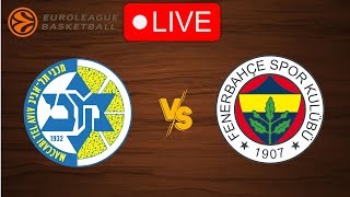 🔴 Live Maccabi Tel Aviv vs Fenerbahce  EuroLeague 20232024  Live Play by Play Scoreboard [upl. by Marlo169]