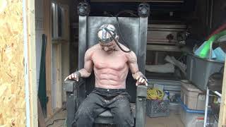 Distortions Unlimited ORIGINAL Electric Chair Animatronic [upl. by Alicirp]