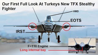 Our First Full Look At Turkeys New TFX Stealthy Fighter [upl. by Etnaik]