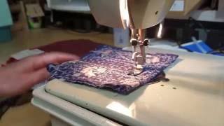 Using the Dress Maker Sewing Machine Zig Zag [upl. by Chastity]