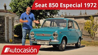 SEAT 850 Especial de 1972  Coches CLÁSICOS  Review en español  Autocasión [upl. by Hahnke]