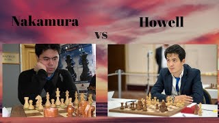 Tradewise Gibraltar Masters  Round 6 Nakamura vs Howell [upl. by Htehpaj]