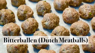 Bitterballen Dutch meatballs ‘The easy way’ [upl. by Clifford]