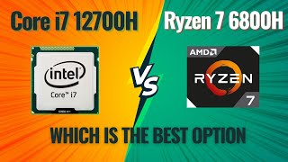 AMD Ryzen 7 6800H vs Intel Core i7 12700H  Ankhe Khol Dene Wala Comparison  HINDI [upl. by Gabby]