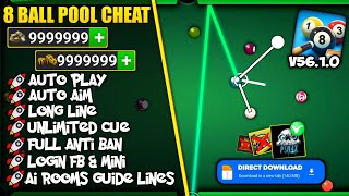 🚀TUTORIAL🚀 8 Ball Pool MOD MENU v5610 Gameplay  VIP Unlimited Money amp Long Line Anti Ban 2025 [upl. by Goulette36]