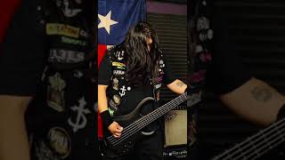 End of the Line DevilDriver metal heavymetal basscover bassplaythrough metalhead [upl. by Leanard]