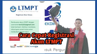 Cara Registrasi Akun LTMPT  Untuk Seleksi SNMPTN UTBK SBMPTN dan KIP Kuliah [upl. by Illah]