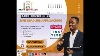 Professional KRA Tax Filing Service  Personal  Business and Corporate Tax [upl. by Robillard]