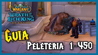 GUÍA subir PELETERIA 🧤 1  450  Profesiones  WoW WotLK Classic [upl. by Oaht]