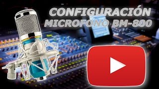 Configuracion de Microfono BM800 [upl. by Olnton]