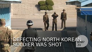 Defecting North Korean Soldier was shot [upl. by Lisabeth]