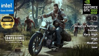 I Put the i56500 and GTX 1660 Super to the TEST in Days Gone [upl. by Uzzi]