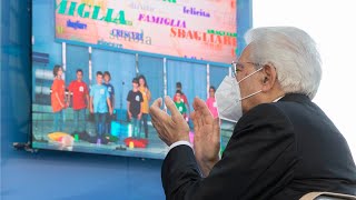 Mattarella alla cerimonia inaugurazione dellanno scolastico 20212022 [upl. by Leorsiy]