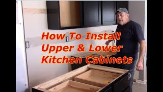 How To Install Kitchen Cabinets [upl. by Scandura]