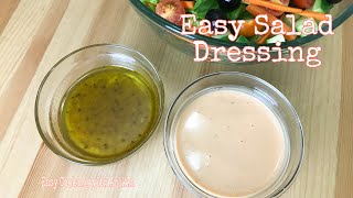 Easy Salad Dressings  Really Quick [upl. by Sumetra]