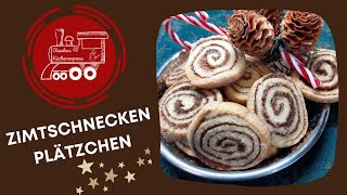 🐌 ZIMTSCHNECKEN  PLÄTZCHEN  schnell unkompliziert und sowas von lecker [upl. by Aikaj94]