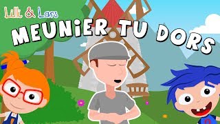 meunier tu dors ton moulin va trop vite paroles  chanson pour bebe pour dormir en francais [upl. by Hamaso7]