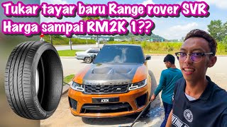 TUKAR TAYAR RANGE ROVER SVR  CONTINENTAL SPORT CONTACT 5  SEBIJI TAYAR HARGA RM2K  YS WHEELS [upl. by Godfree384]