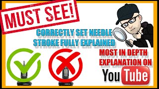 How To Correctly Set A Tattoo Needle amp STROKE Fully Explained [upl. by Atinaw]