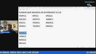 DATA COM OS FUNDOS IMOBILIARIOS MXRF11 GARE11 RURA11 HGLG11 VGHF11 E XPLG11 [upl. by Lamek444]