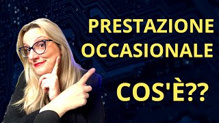 Cosè una prestazione di lavoro occasionale [upl. by Ashman]