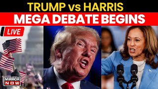 US Presidential Debate LIVE  Trump vs Kamala Harris  Clash Of Contrasts Ahead Of US Elections [upl. by Osber]