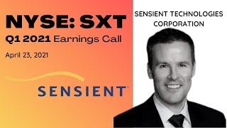 NYSE SXT Stock  Sensient Technologies Corporation Q1 2021 Earnings Call [upl. by Bicknell]