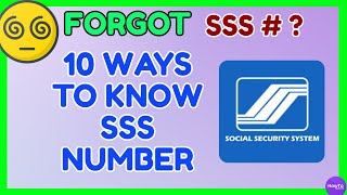 Forgot SSS Number 10 WAYS to Recover SSS Number for Employed Voluntary and OFW [upl. by Ecitnerp]