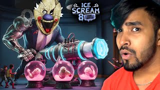 FINALLY MY ALL FRIENDS ESCAPED FROM ICECREAM UNCLE  TECHNO GAMERZ ICESCREAM 8 HORROR GAMEPLAY [upl. by Anwahsed]