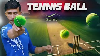 How to Swing Tennis Ball In Air  Cricket Fans Channel [upl. by Ilrak766]