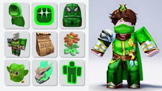 GET 20 GREEN AND BROWN FREE ITEMS amp ROBUX😱💚🤎 ACTUALLY ALL STILL WORKS [upl. by Kerby]